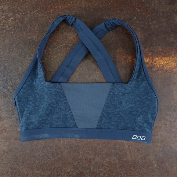 Lorna Jane Other - LORNA JANE Lumineer Sports Bra Navy Leopard